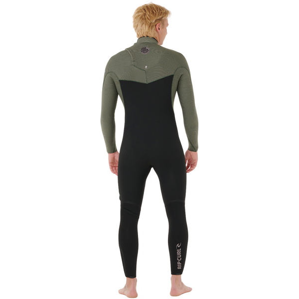 2026 Rip Curl Heren Flashbomb Pro 5/3mm Ritssluiting-vrij Wetsuit 17EMFS - Deep Cactus